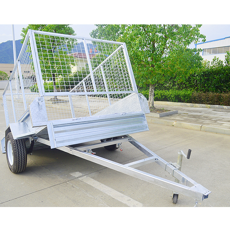 GINO 2 Wheel Utility Full Welded Single Axle Trailer for Sale