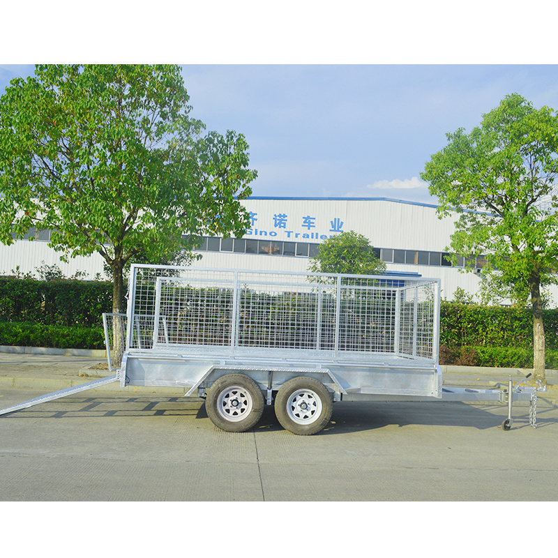 GINO Enclosed Cargo Horse Full Welded Tandem Trailer Ramp Australian Standard Coupling