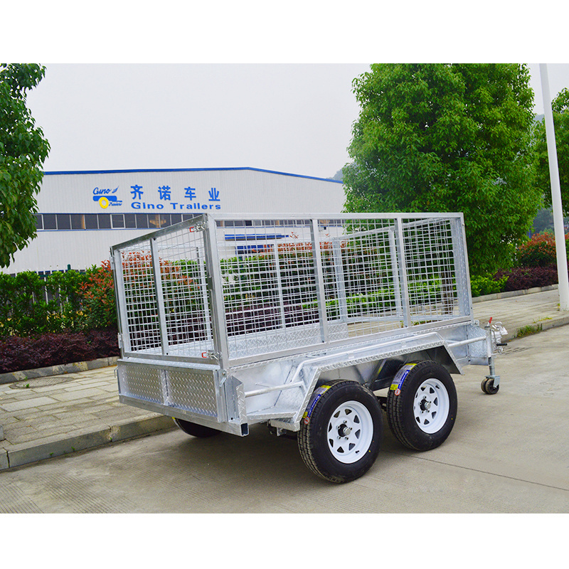 GINO Enclosed Cargo Horse Full Welded Tandem Trailer Ramp Australian Standard Coupling