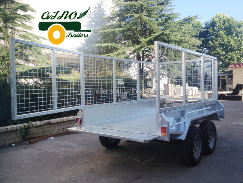 tandem axle 10*5 fully weld utility car trailer for sale