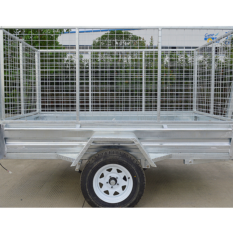 GINO China House Trailer for Working Fiiberglass Motorcycle Single Axle Trunks Bolted