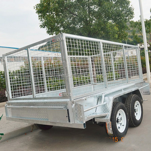 tandem axle 10*5 fully weld utility car trailer for sale