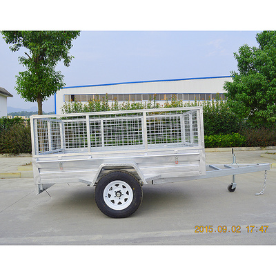 GINO China House Trailer for Working Fiiberglass Motorcycle Single Axle Trunks Bolted