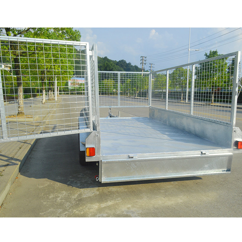 GINO Pull Behind Motorcycle Full Welded Tandem Trailer Dual Axle