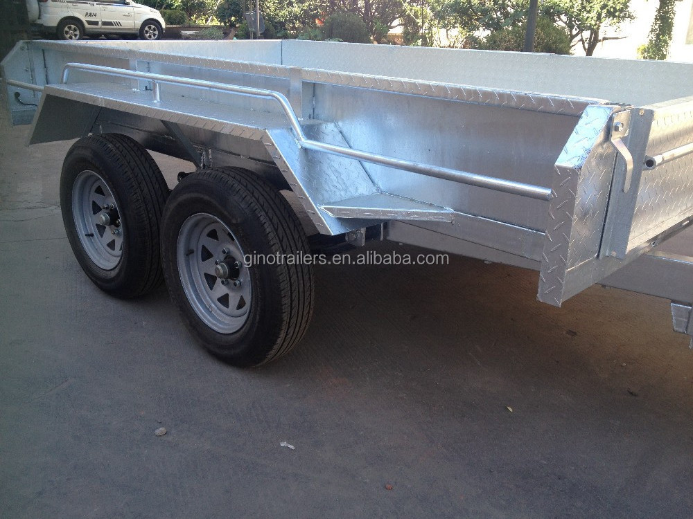 tandem axle 10*5 fully weld utility car trailer for sale