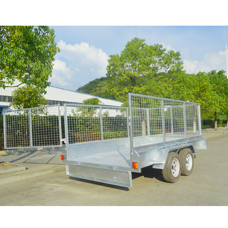 GINO Pull Behind Motorcycle Full Welded Tandem Trailer Dual Axle