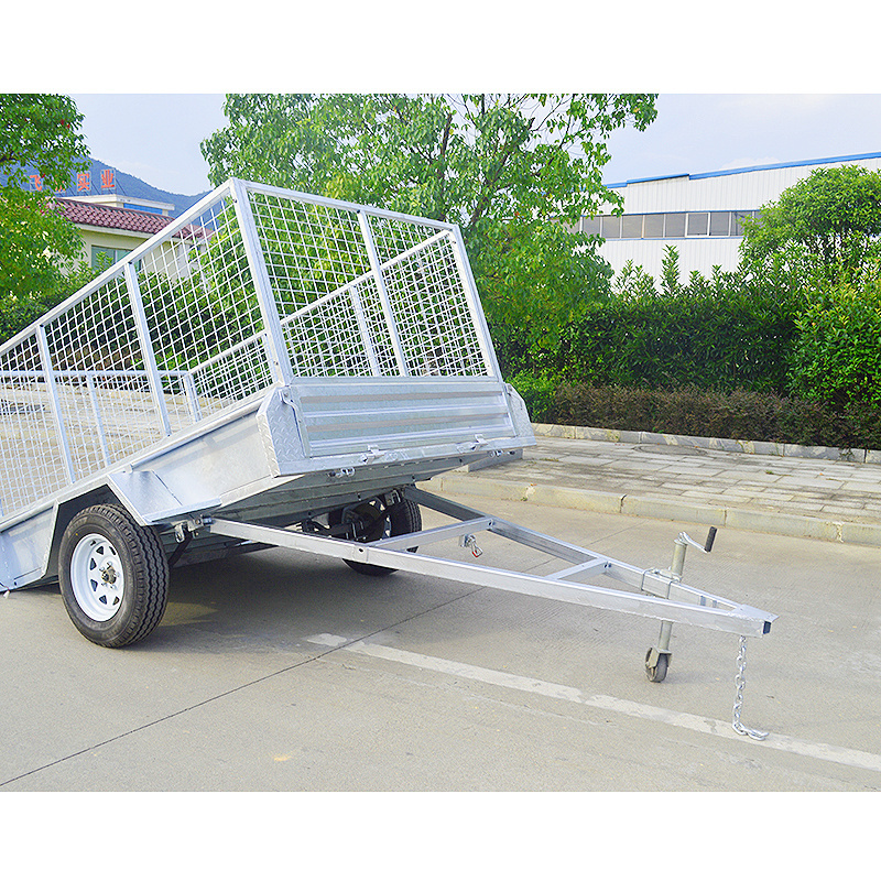 GINO 2 Wheel Utility Full Welded Single Axle Trailer for Sale