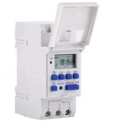 Weekly Programmable Electronic Timer AC220V 25A 16A Digital Timer Switch Relay AHC15A LCD display control switches DIN RAIL