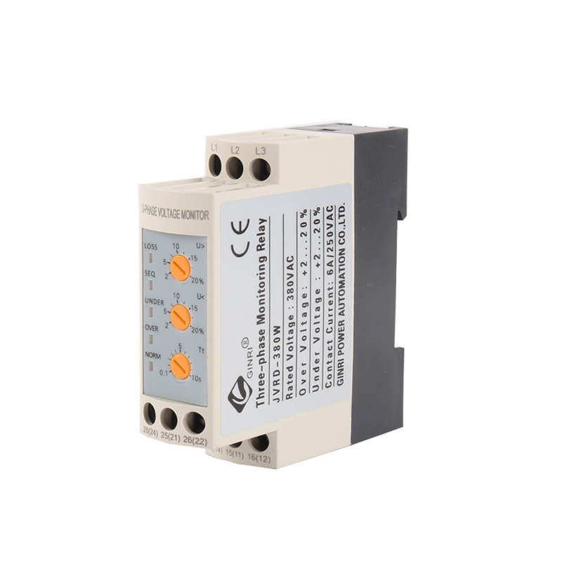 GINRI JVRD-380W Three phase reversal relay/phase loss relay/voltage monitor