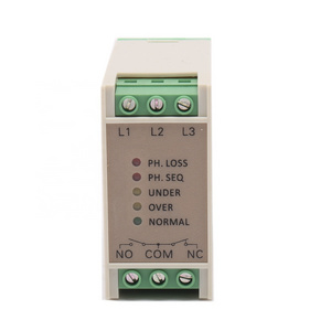 JVR 380 phase failure sequence protection voltage relay 5 led lights 3 phase voltage monitoring relay