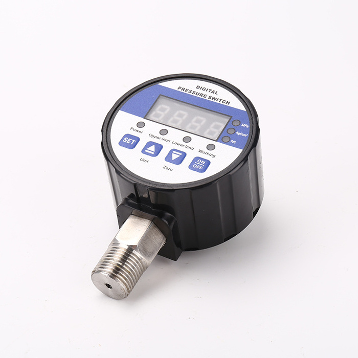 Ginri DPR-S80 12V NPT 1/4  G1/4 Digital manometer 60Mpa Psi Air Water Pump Oil Gas Pressure Gauge controller Switch