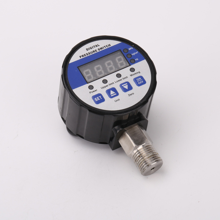 Ginri DPR-S80 12V NPT 1/4  G1/4 Digital manometer 60Mpa Psi Air Water Pump Oil Gas Pressure Gauge controller Switch