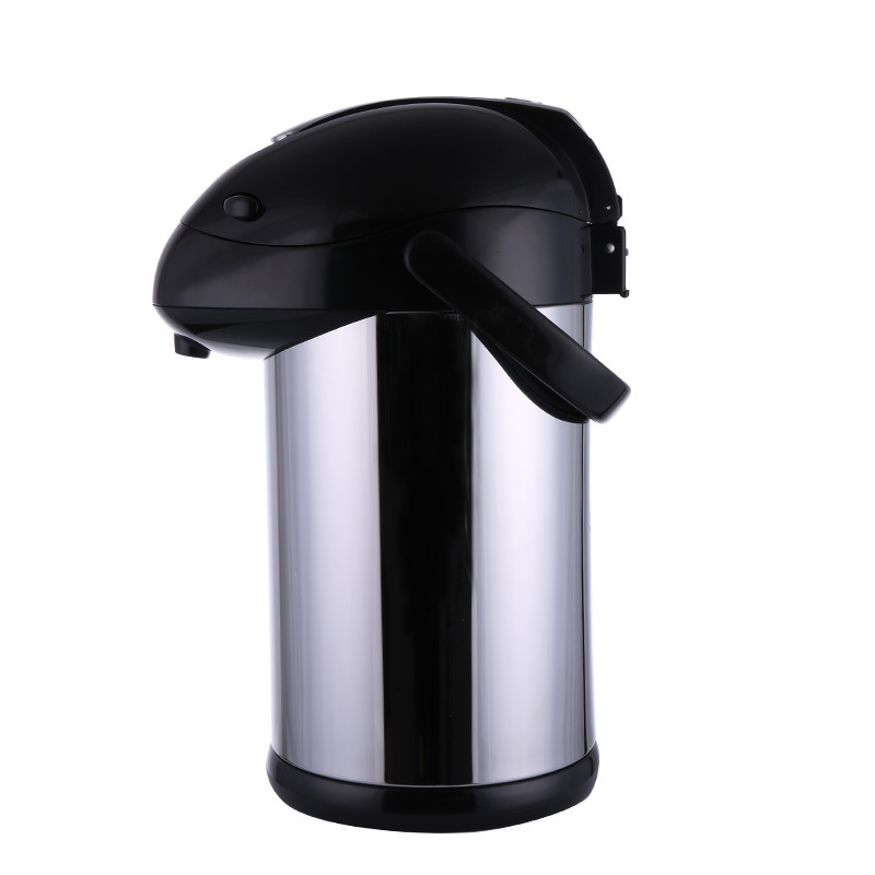 1.9L Airpot Coffee Dispenser with Pump Insulated Thermal Coffee Carafe Stainless Steel Hot Beverage Dispenser