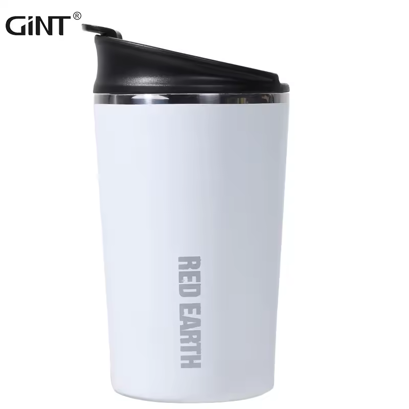 Spout Cup Vacuum Insulated Coffee Cup Leakproof Water Mug 316 Stainless Steel 400ml Cooper Tumbler for Outdoor Travel Picnic