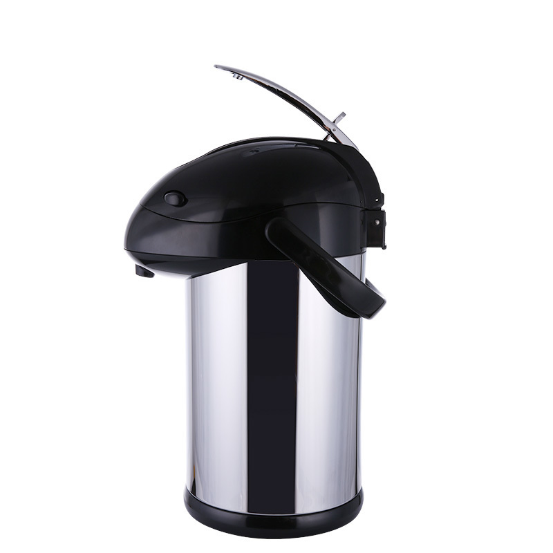 Coffee Dispenser with Pump Insulated Stainless Steel Coffee Carafe Thermal Beverage Dispenser