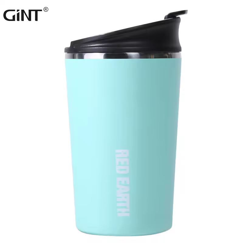 Spout Cup Vacuum Insulated Coffee Cup Leakproof Water Mug 316 Stainless Steel 400ml Cooper Tumbler for Outdoor Travel Picnic