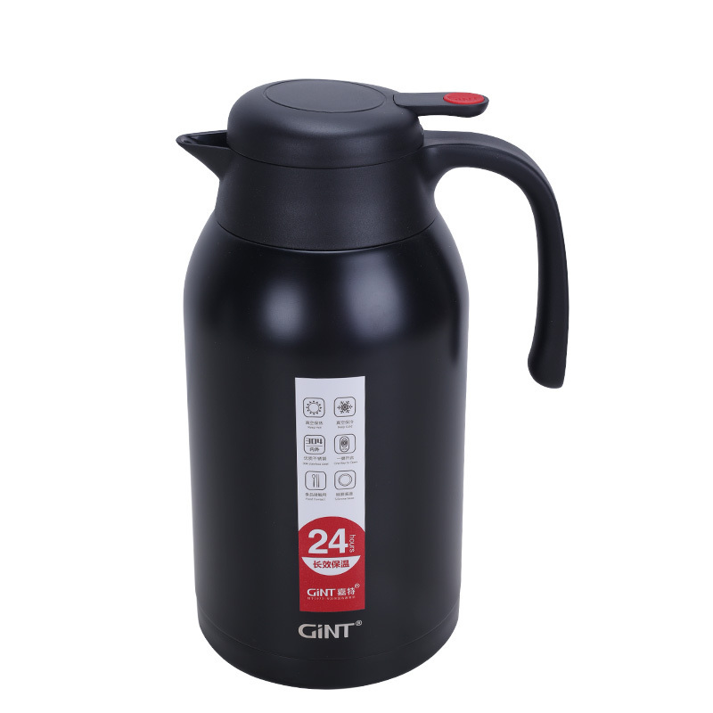 Classic Large Capacity 2.2L Double Wall 304 Stainless Steel Insulation Thermos Vacuum Flask Tea Coffee Pot With Custom Logo