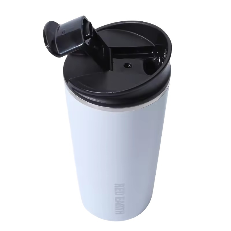 Spout Cup Vacuum Insulated Coffee Cup Leakproof Water Mug 316 Stainless Steel 400ml Cooper Tumbler for Outdoor Travel Picnic