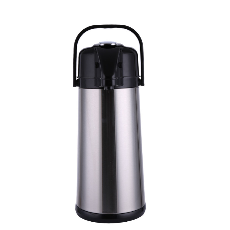 1.9L Airpot Coffee Dispenser with Pump Insulated Thermal Coffee Carafe Stainless Steel Hot Beverage Dispenser