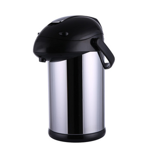 Coffee Dispenser with Pump Insulated Stainless Steel Coffee Carafe Thermal Beverage Dispenser