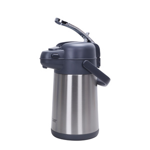 Gint 1.9 2.2L Thermos Vacuum Pot Flask Coffee Dispenser Glass Inner Coffee Airpot for Hotel Restaurant