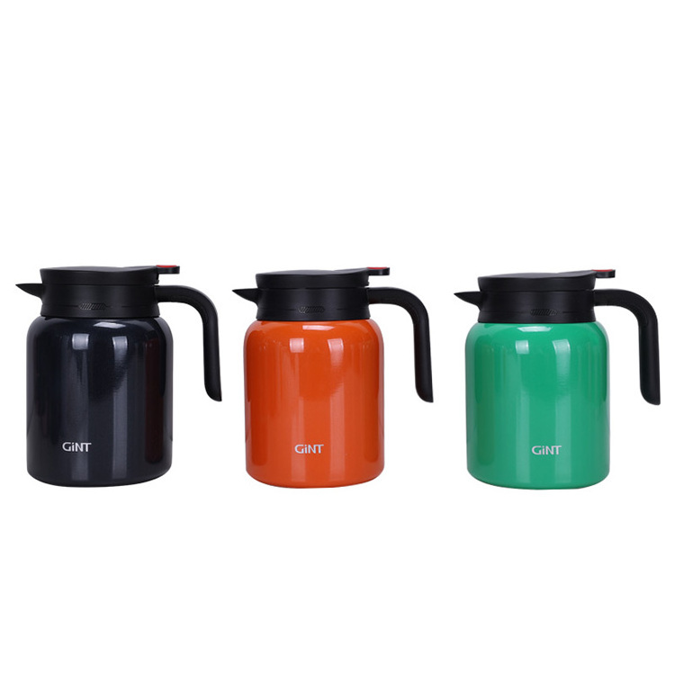 American European Style Insulated Vacuum Flask Tea Pot Arabic Coffee Thermos with Stainless Steel Liner