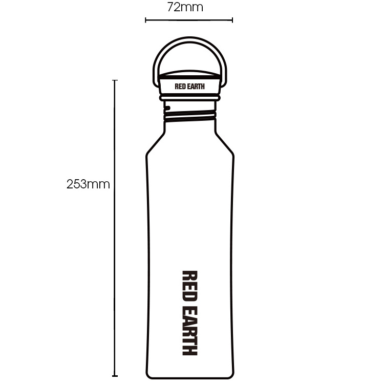 single wall stainless steel drinking sport bottle custom logo water bottle