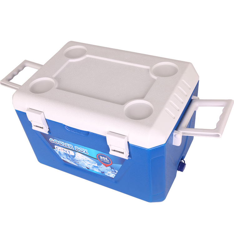 30L lunch beverage Ice chest cooler box  fishing hard cooler box