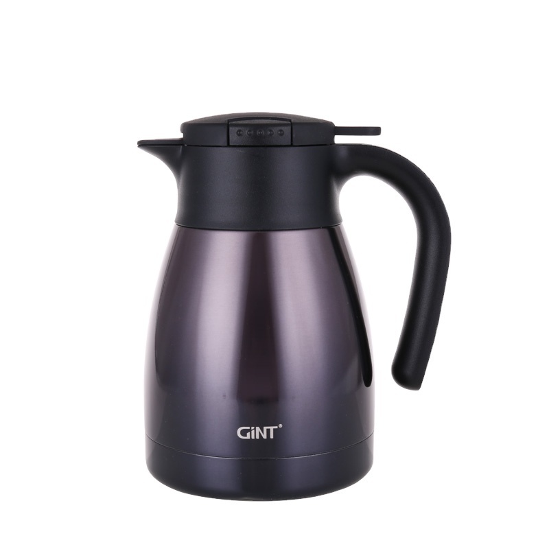 GiNT 1L 304 stainless steel food 2020 Quality insulated water coffee milk pot Thermal Coffee Carafe with Lid