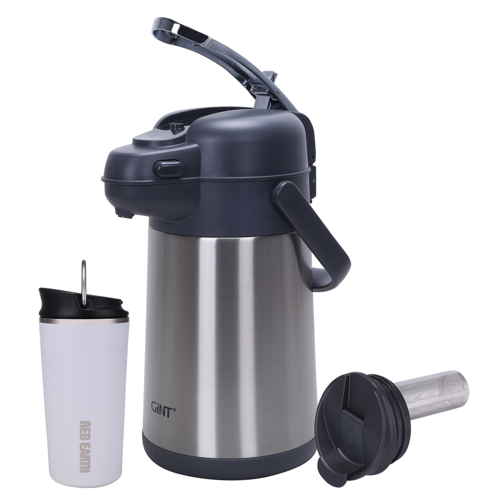 1.9L 2.2L Hot Cold Drink Coffee Stainless Steel Thermal Air Pump Jug Pot Beverage Dispenser Maple Hot Coffee Thermos