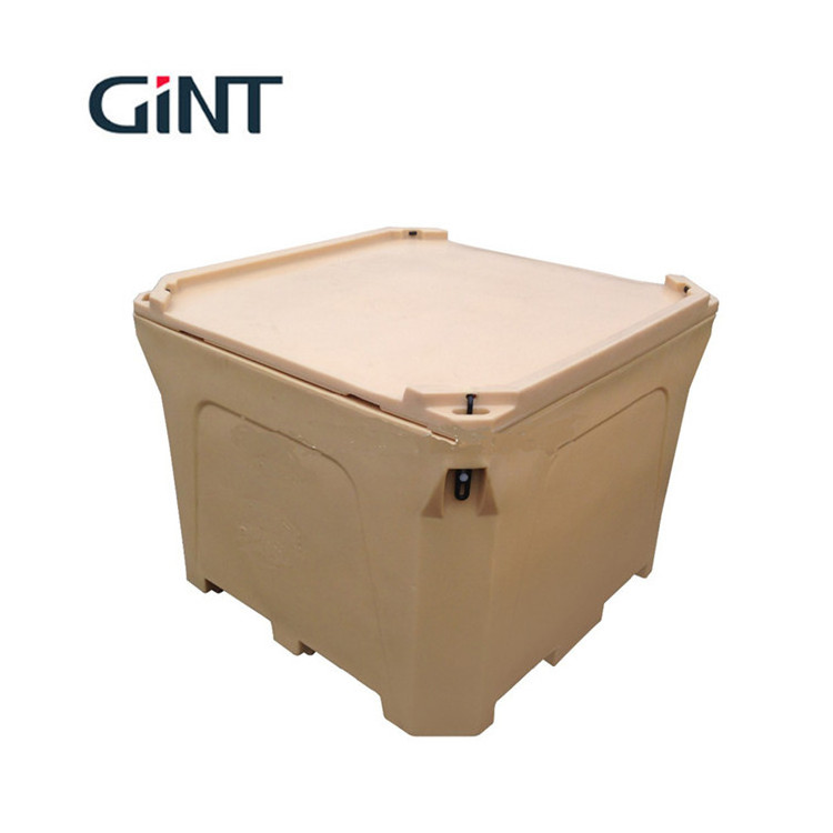 1000L Fish Seafood Large Ice Cooler Box Fish Container Outdoor Ice Cream Chest Rotomolded Cooler Box