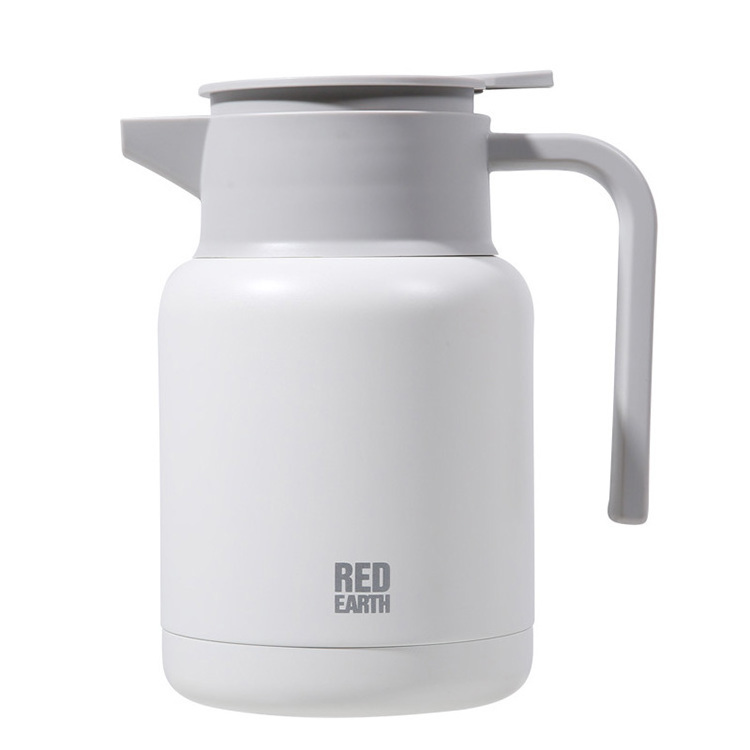 Wholesale 1.3L Red Stainless Steel Vacuum Thermal Office Hot Leakproof Water Tea Pot for Home