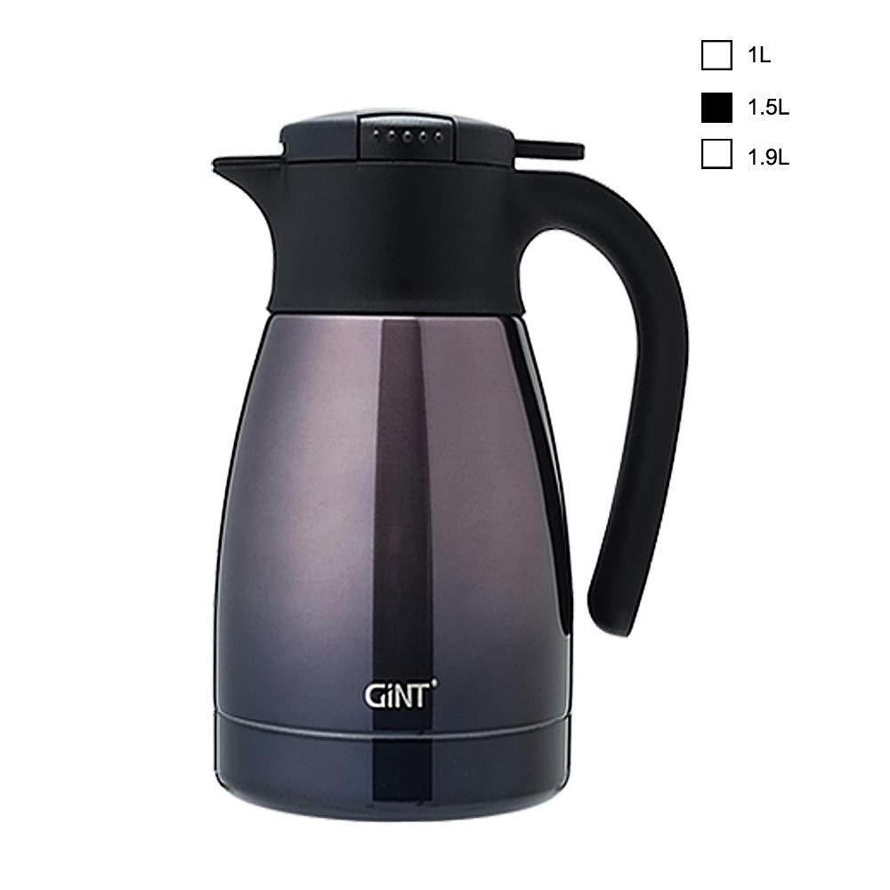 51 oz Double walled stainless steel vacuum insulated water coffee pot carafe 1.5L