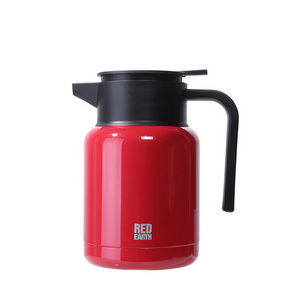 Wholesale 1.3L Red Stainless Steel Vacuum Thermal Office Hot Leakproof Water Tea Pot for Home