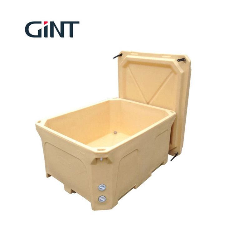 1000L Fish Seafood Large Ice Cooler Box Fish Container Outdoor Ice Cream Chest Rotomolded Cooler Box