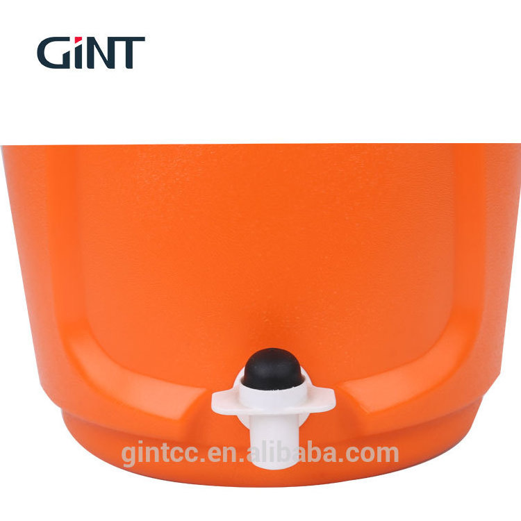 Gint 5L Cool Summer Plastic Double Wall Insulated Car Round Beer Wine Water Cooler Box Jug For Camping Outdoor