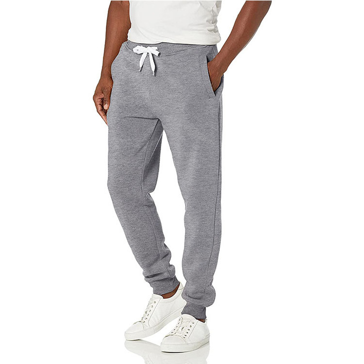 Men's Active Basic Jogger Fleece Pants new style loose men pants