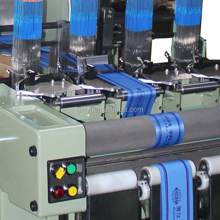 GINYI GNC 6/55/240 high speed narrow needle loom machine computerized jacquard narrow fabric needle loom for clothing