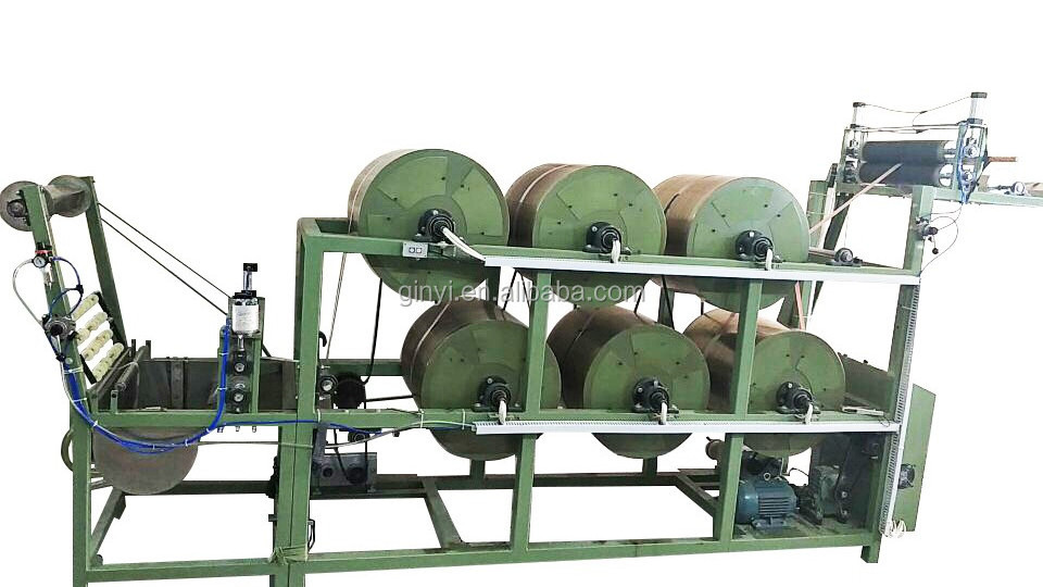 GINYI Six Rollers Ribbon Tape Ironing Machine Elastic Band Electric Heating Machine Webbing Starching Finishing Machine