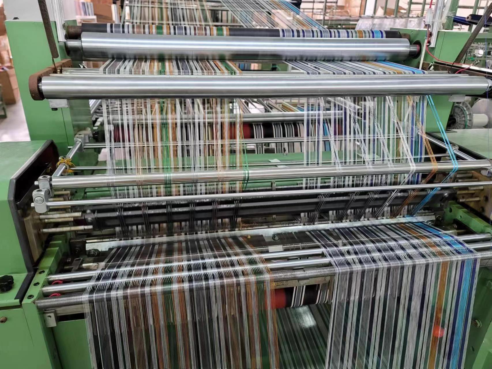 GINYI High Speed Automatic Narrow Fabric Weaving Machinery Ribbon Elastic Webbing Tape B3/B8 Crochet Knitting Machine