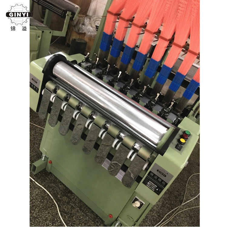 GINYI Manufacturing High Speed Cotton Label Weaving Loom Computerized Jacquard Webbing Weaving Machine Woven Band Making Machine