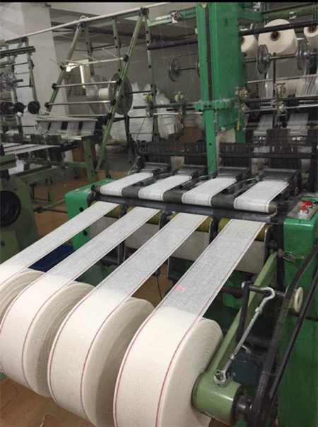 GINYI Factory wide fabric needle loom wide cotton polyester webbing loom machine produce heavy duty 16-57cm wide webbing Garment