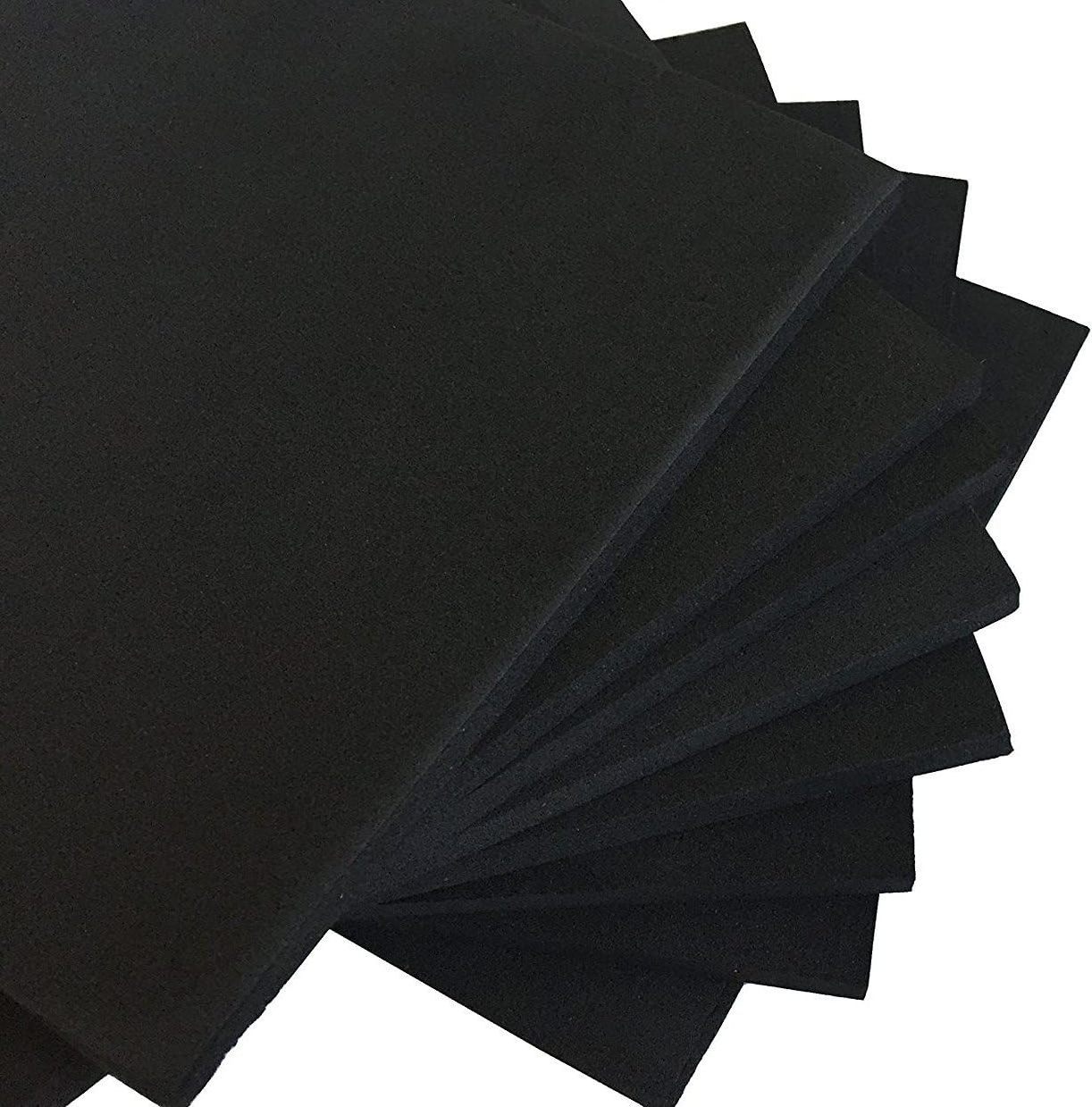 black red 1~50mm thickness NBR/CR/EVA/PE/EPDM/PVC/SBR/FKM elastomeric natural sponge gasket silicone rubber foam sheet roll