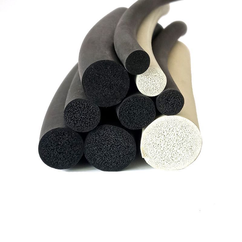 Custom Close Cell Cord Backer Rod Foam Sponge Rubber Seal Weather Strip EPDM Rubber Crack Filler