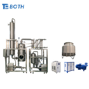 syrup multiple effect falling film evaporator solvent ecovery vacuum evaporator