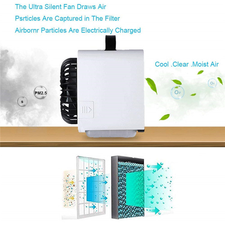 New Personal Cooler Fan USB Mini Portable Air Conditioner