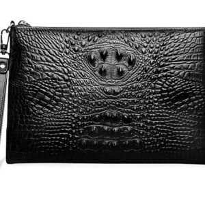 Gionar Clutch Bag Men Handbag New with Custom Private Label China Manufacturer 2021 Crocodile Embossed Leather Clutch Bag