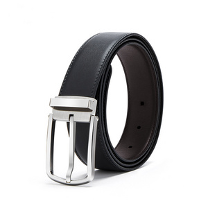 customize Designer Daily Practical Metal Buckle Colorful Real Cow Men's Leather Belt