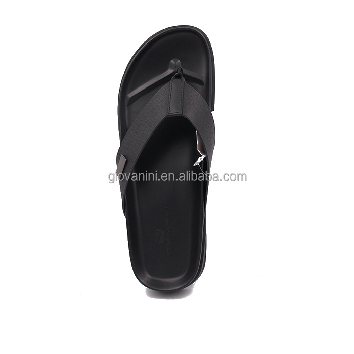 New business casual shoes men's summer casual leather men's lazy shoes non-slip breathable flipflops slippers