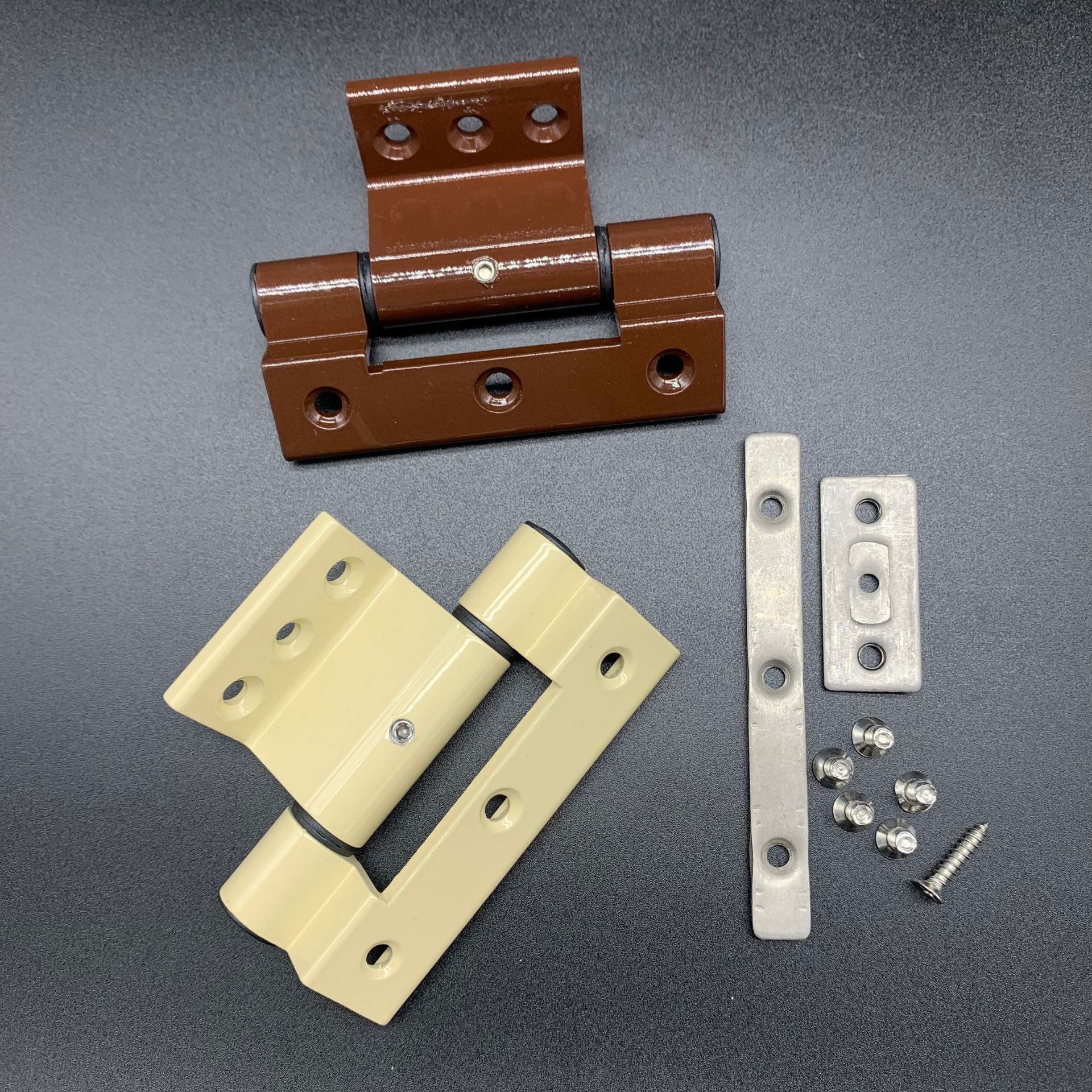 Factory wholesale aluminum door hinges heavy duty custom accept pivot extrusion door hinges